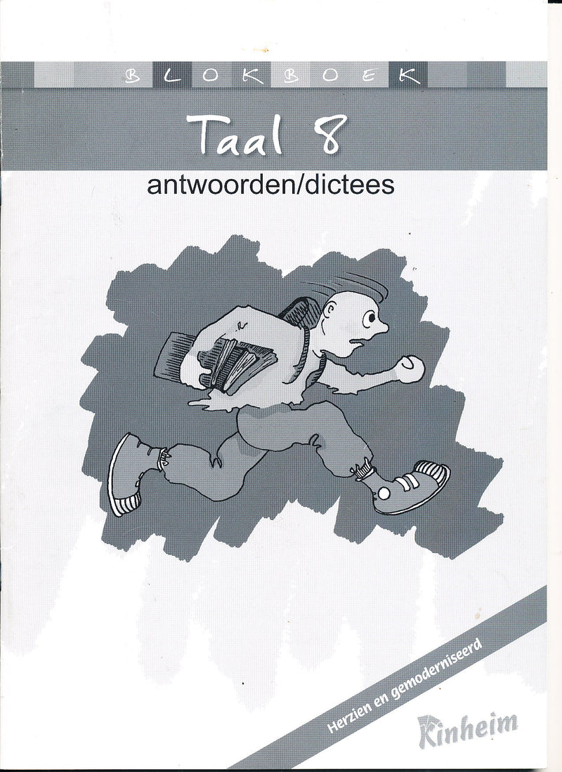 Kinheim Antwoorden Blokboek Dictees Taal 8