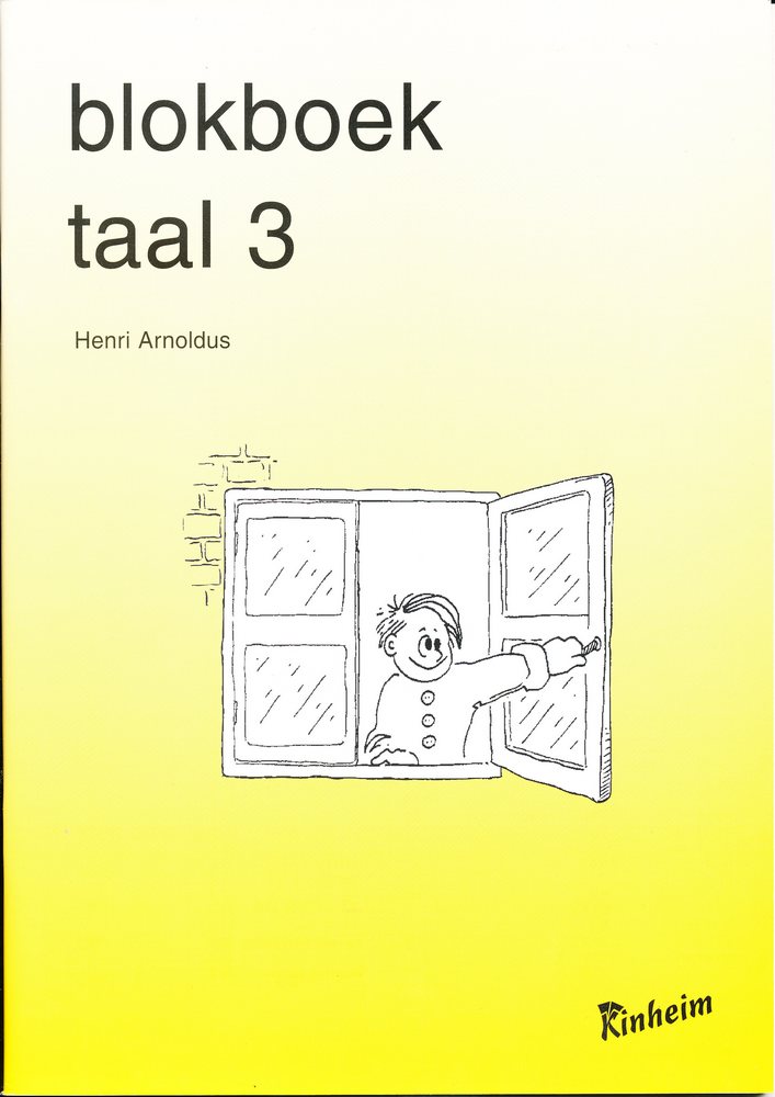 Kinheim Blokboek Taal 3 gele uitvoering (per pak 5 stuks)
