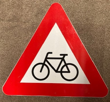 Verkeersbord; Pas op: fietsers
