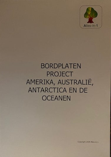 Alles-in-1 Bordplaten A3 Project Amerika, Australië etc. (per groep)