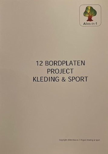 Alles-in-1 Bordplaten A3 Project Kleding en Sport (per groep)