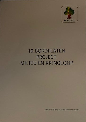 Alles-in-1 Bordplaten A3 Project Milieu en Kringloop (per groep)