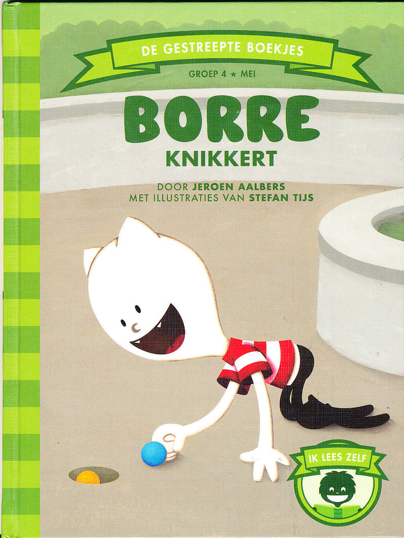 De gestreepte boekjes Borre knikkert groep 4