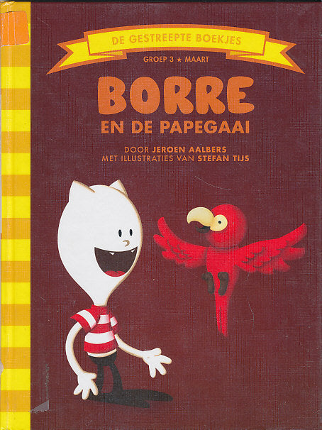 De gestreepte boekjes Borre en de papegaai groep 3