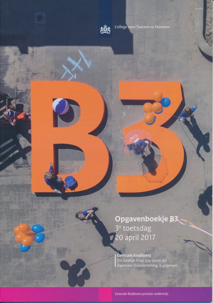 Centrale Eindtoets opgavenboekje B3 2017