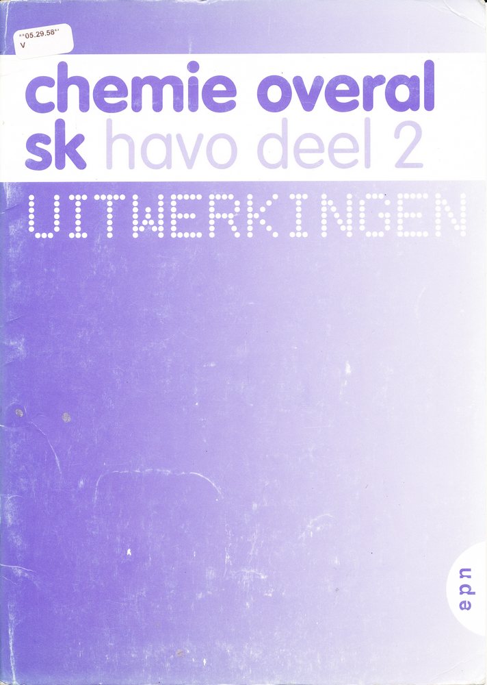 Chemie overal SK Havo deel 2 uitwerkingen