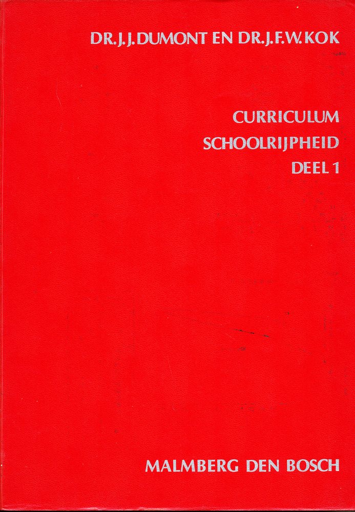 Curriculum Schoolrijpheid deel 1