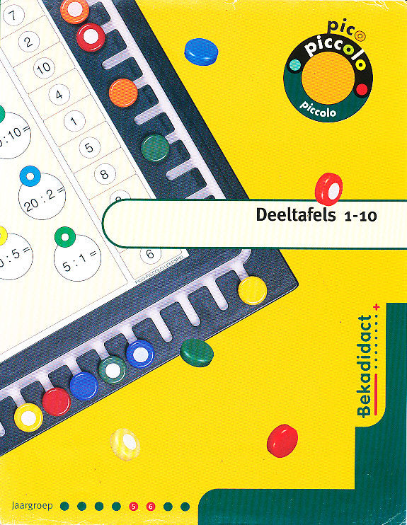 Pico Piccolo Deeltafels 1 t/m 10 groep 5/6 excl kaart 1