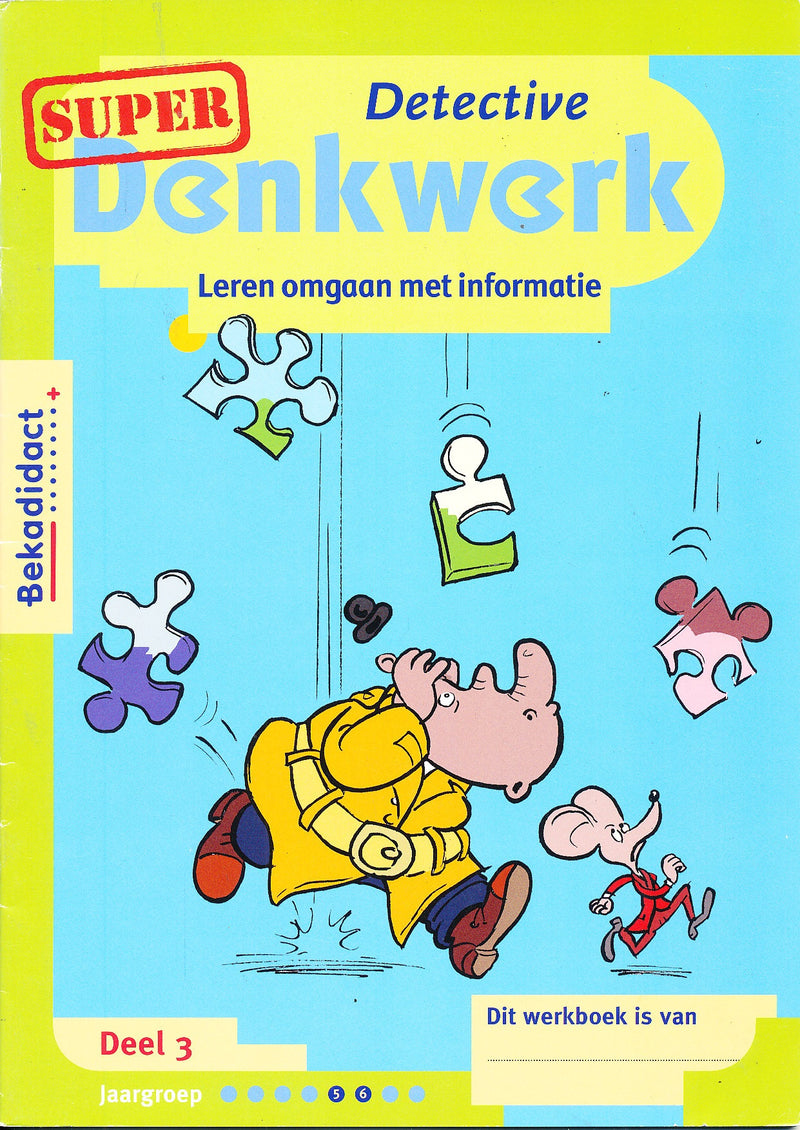 Denkwerk Super Detective werkboek deel 3 groep 5-6 (per stuk)