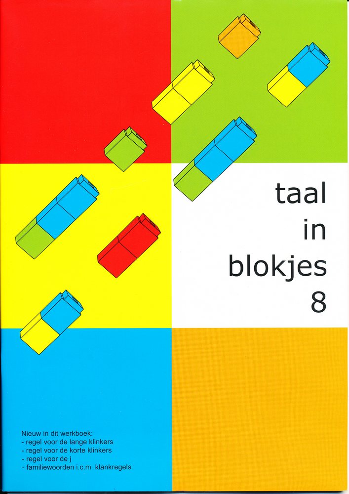 Taal in Blokjes werkschrift 8 nieuwste versie (per stuk)