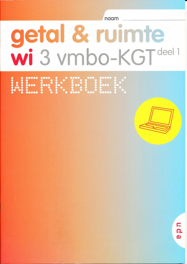 Getal en Ruimte 3 VMBO-KGT-1 Werkboek (per stuk)