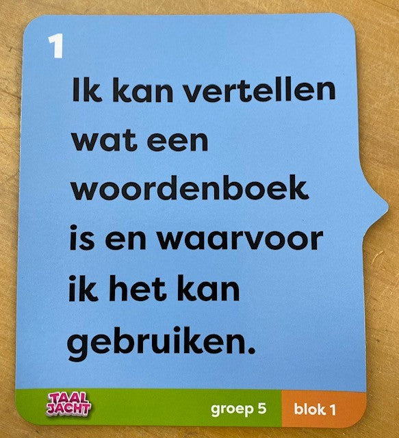 Taaljacht Doelmagneten groep 5 (zo goed als nieuw)