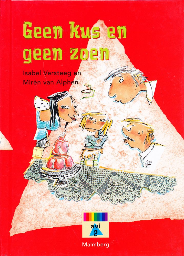Leeskist driehoek leesboekje Geen kus en geen zoen