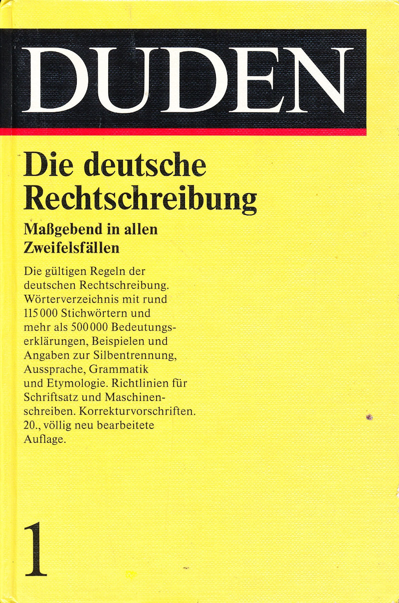 Woordenboek Duden Die deutsche Rechtschreibung