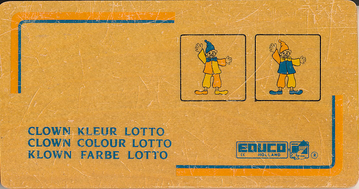 Educo Clown kleur lotto
