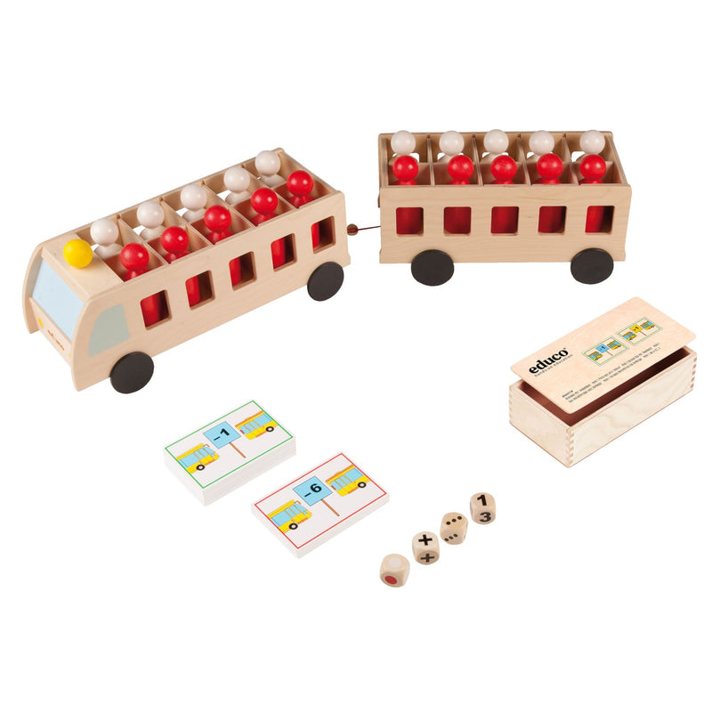 Educo Rekenbus met aanhanger mini