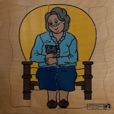 Educo Groeipuzzel Baby-Oma (4-lagen)