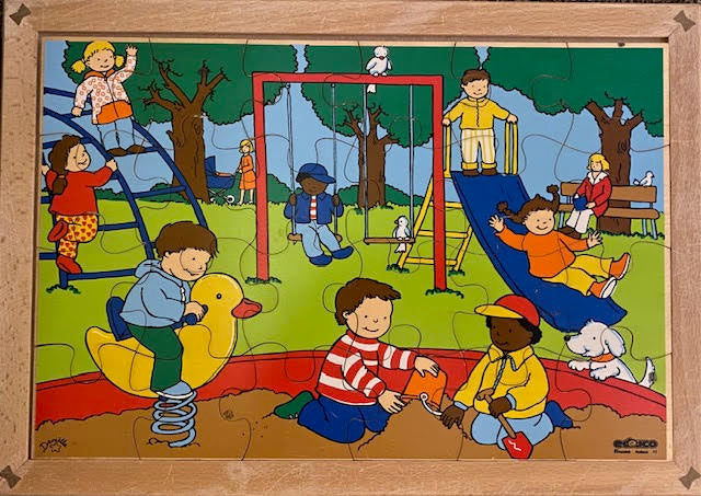 Educo Puzzel In de speeltuin (24 stukjes)