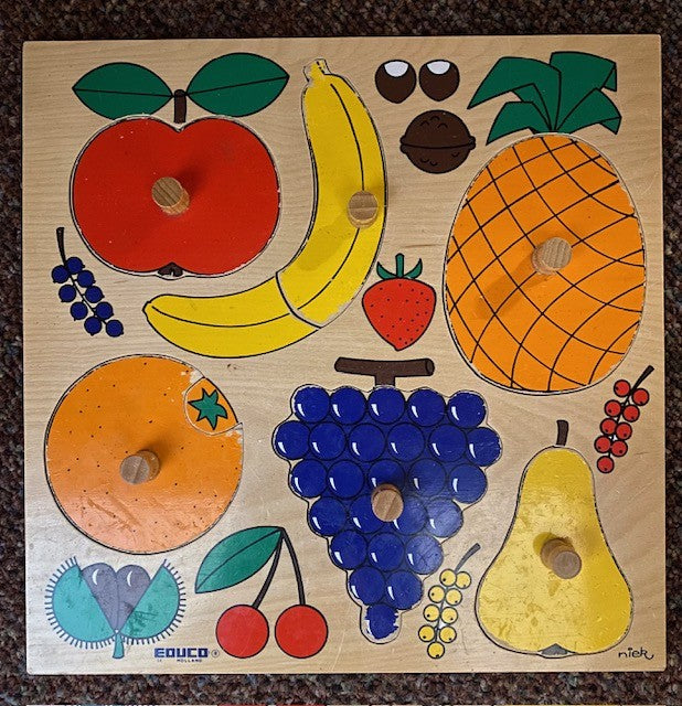 Educo inlegpuzzel fruit (6 knoppen)
