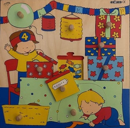 Educo Inlegpuzzel verjaardag (11 stukjes)
