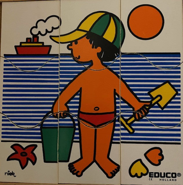 Educo Puzzel Jongen bij de zee (9 stukjes)