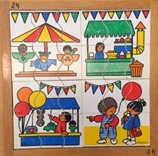 Educo Puzzel kermis (4 puzzeltjes)