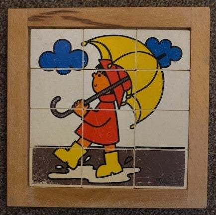 Educo Puzzel Kind onder de paraplu (12 stukjes)