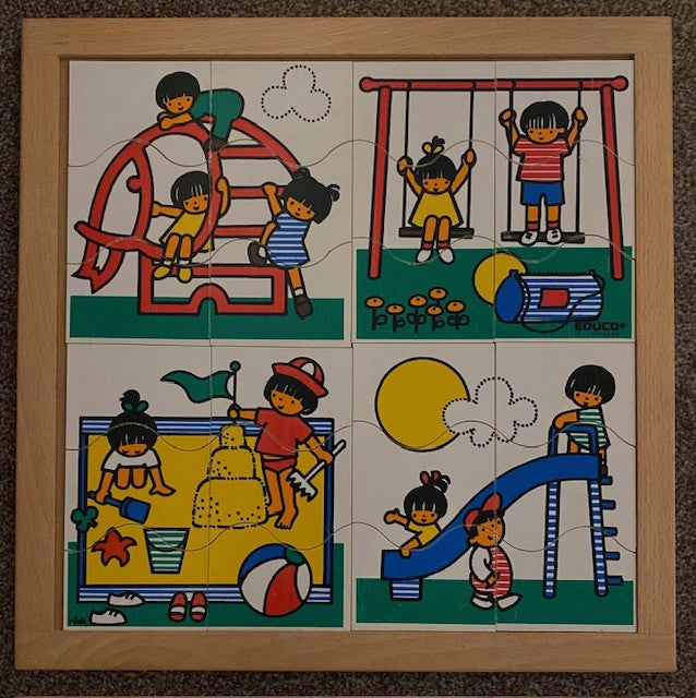 Educo Puzzel speeltuin (4 puzzeltjes)