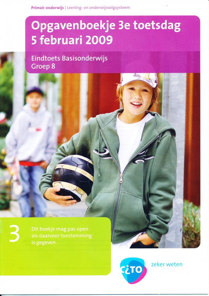 Eindcito groep 8 (2009) 3e toetsdag taal en rekenen