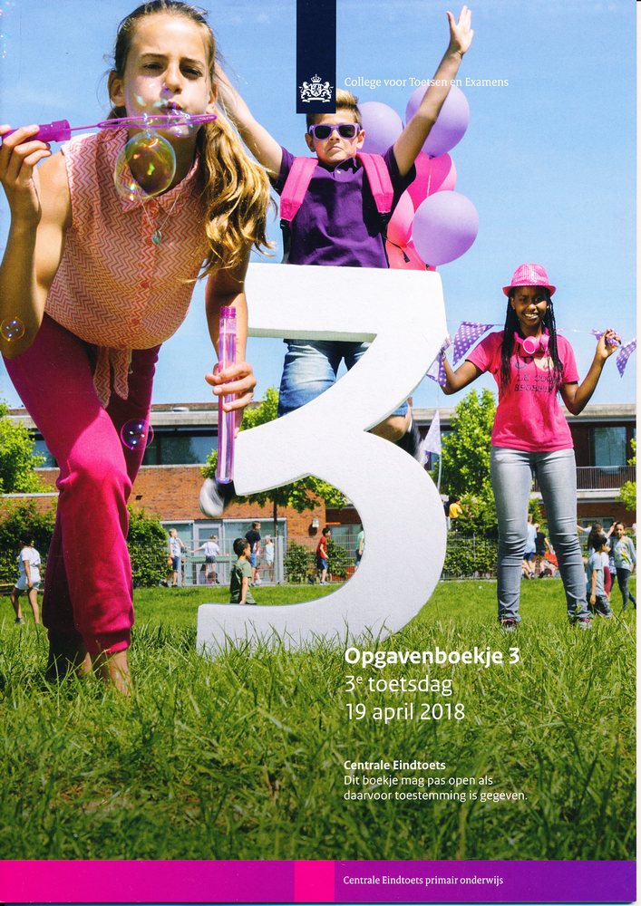 Centrale Eindtoets 2018 opgavenboekje 3