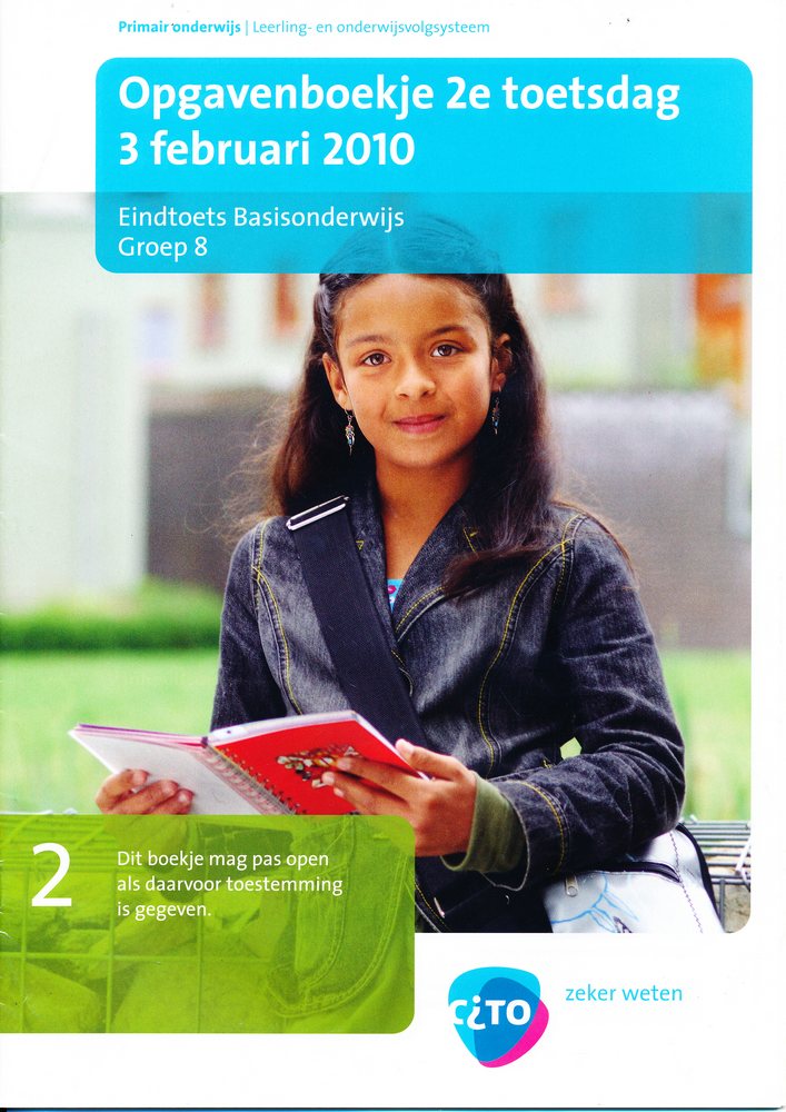 Eindcito groep 8 (2010) 2e toetsdag studievaardigheden en rekenen