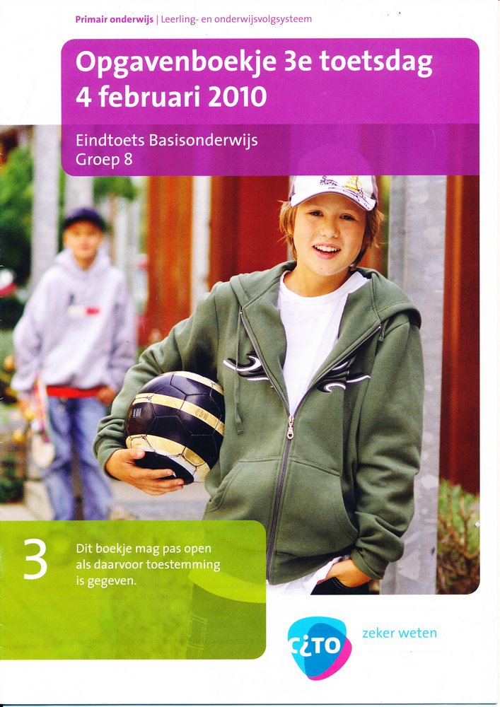 Eindcito groep 8 (2010) 3e toetsdag taal en rekenen