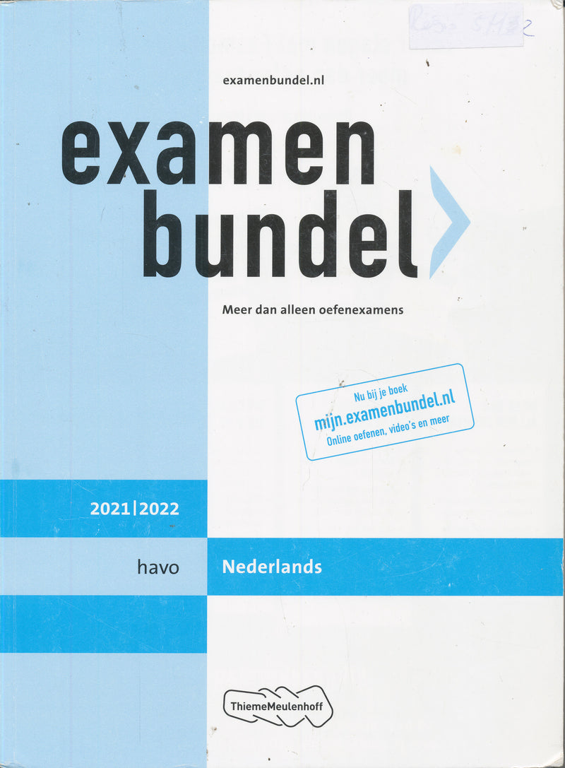 Examenbundel Nederlands Havo 2021/2022