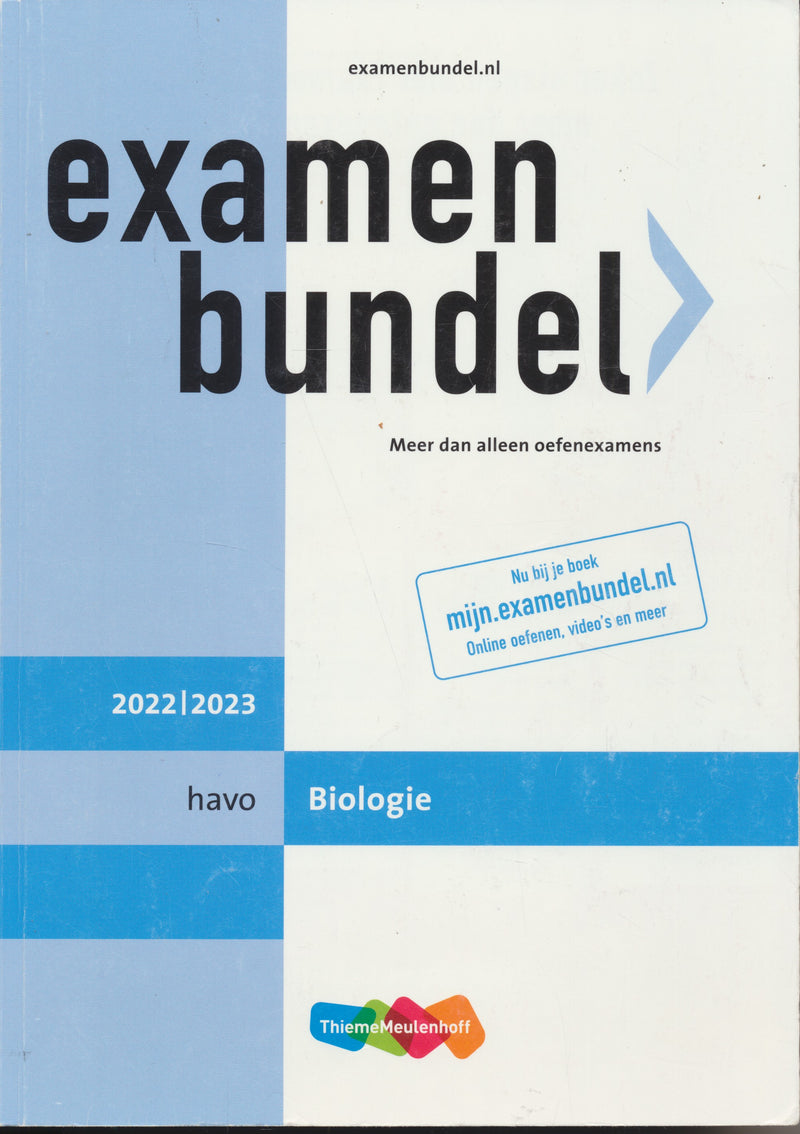 Examenbundel Biologie Havo 2022/2023