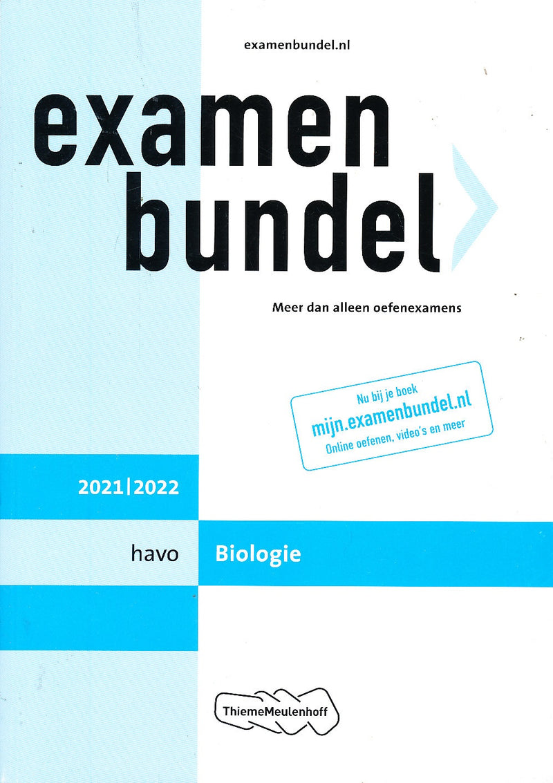 Examenbundel Biologie Havo 2021/2022