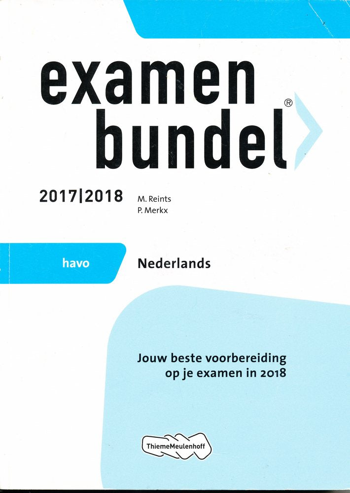 Examenbundel Nederlands Havo 2017/2018
