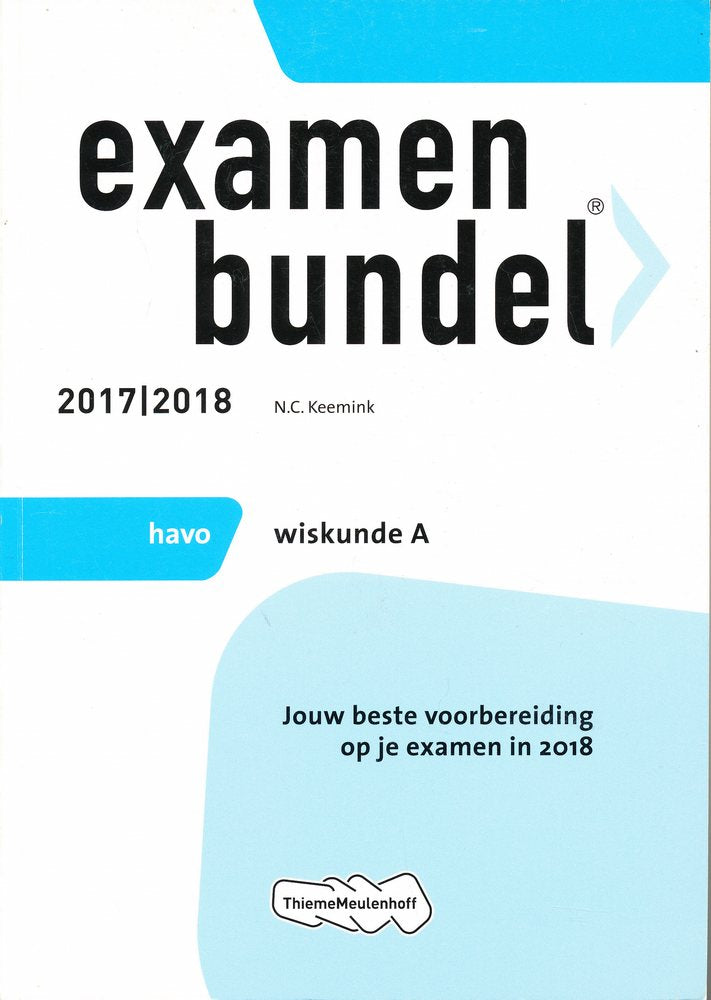 Examenbundel Wiskunde A Havo 2017/2018