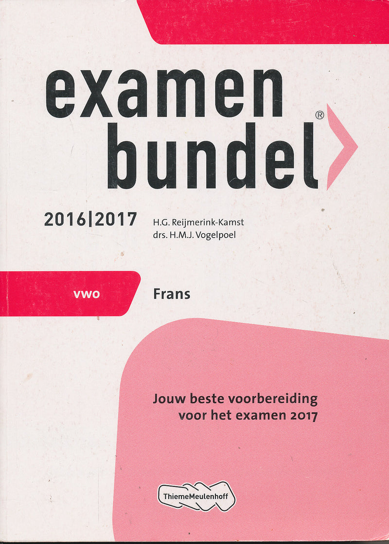 Examenbundel Frans VWO 2016/2017
