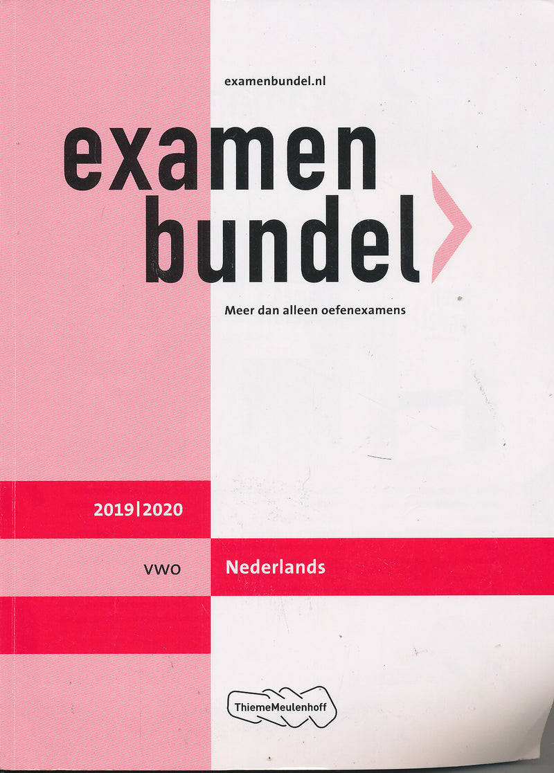 Examenbundel Nederlands VWO 2019/2020