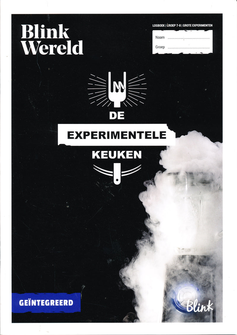 Blink Wereld Natuur en Techniek Logboek De experimentele keuken groep 8 (per stuk)
