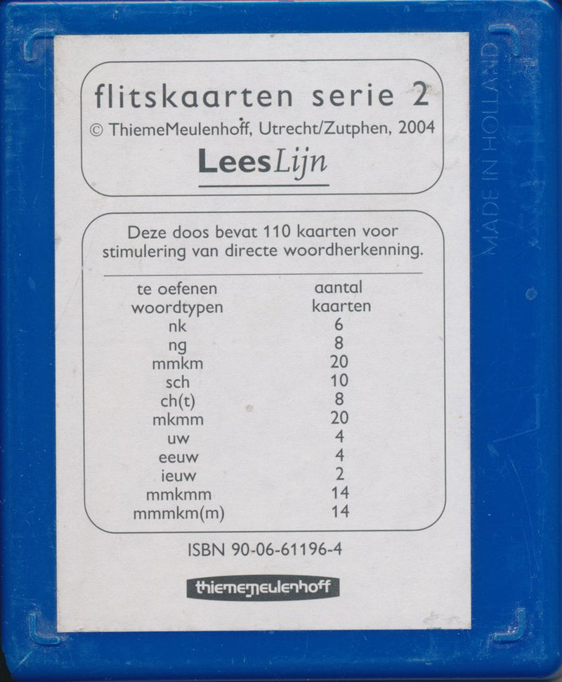 Leeslijn Flitskaarten serie 2 (110 kaarten 2004)