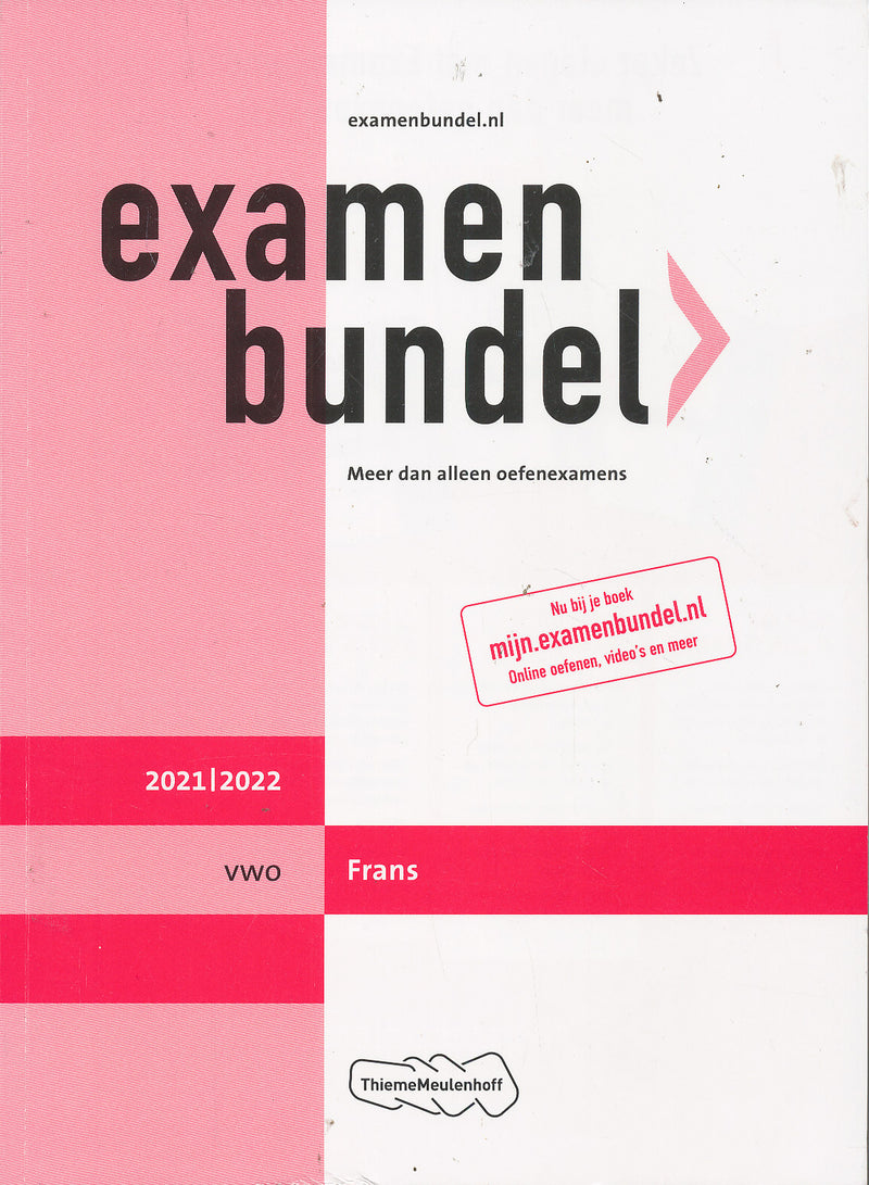 Examenbundel Frans VWO 2021/2022