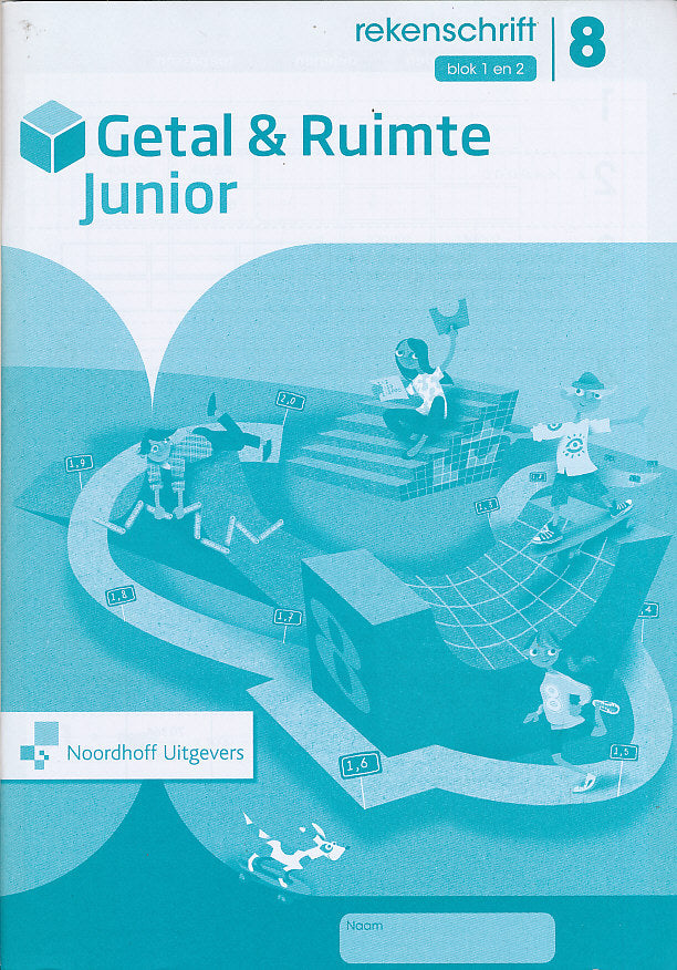 Getal en Ruimte Junior Rekenschrift blok 1-2 Groep 8 (per stuk)