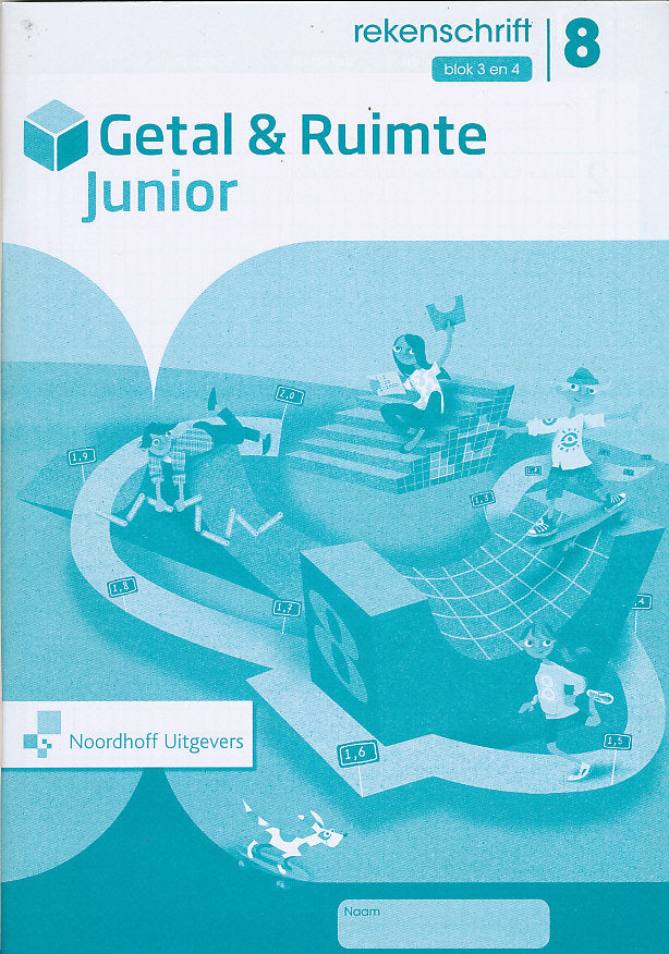 Getal en Ruimte Junior Rekenschrift blok 3-4 Groep 8 (per stuk)