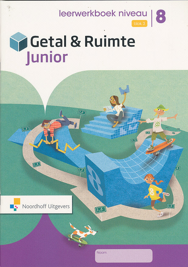 Getal en Ruimte Junior leerwerkboek NIVEAU blok 3 groep 8 (per stuk)