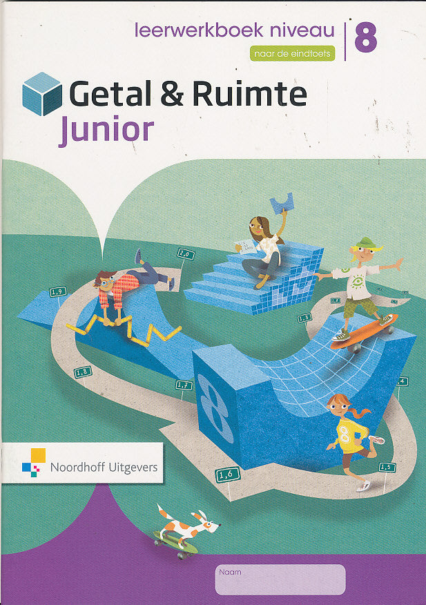 Getal en Ruimte Junior leerwerkboek NIVEAU naar de eindtoets groep 8 (per stuk)