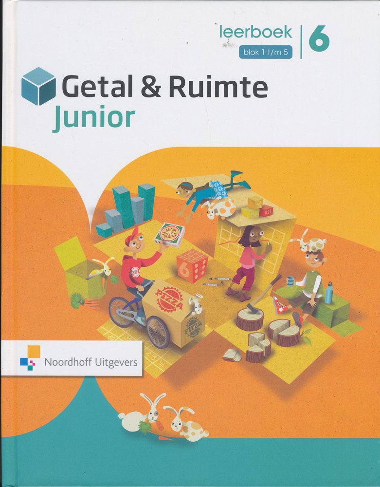 Getal en Ruimte Junior leerboek blok 1 t/m 5 groep 6