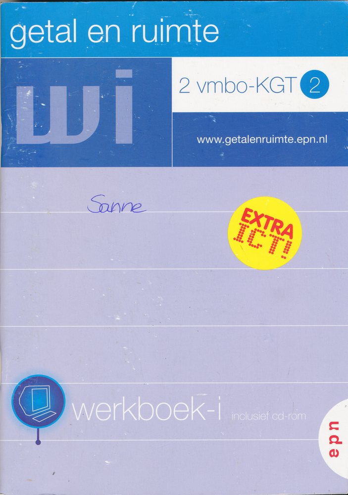 Getal en Ruimte 2 Werkboek deel 2 VMBO-KGT (per stuk)
