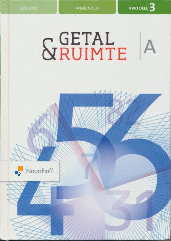Getal en Ruimte 12e editie Leerboek 3 deel A VWO