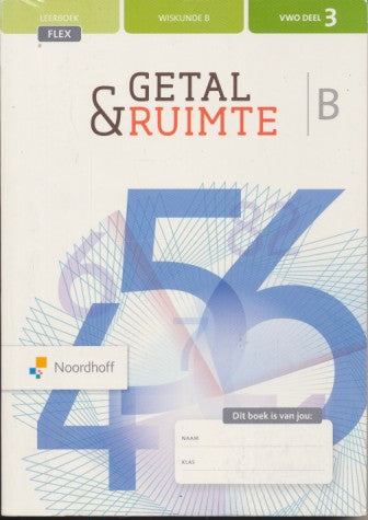 Getal en Ruimte 12e editie Leerboek Flex 5 A deel 3 VWO